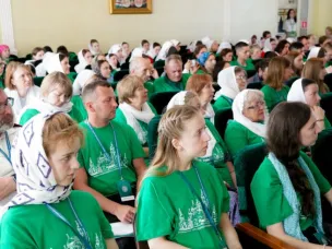 Серафимо-Дивеевский монастырь встречает волонтеров.